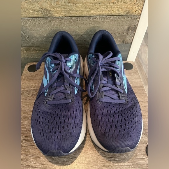 Brooks Men’s Ghost Sneakers - Navy and Sky Blue Size 9 main image 12